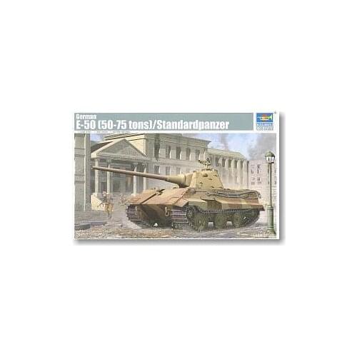 Trumpeter 1/35 scale model 01536 Germany E-50 plan chariot