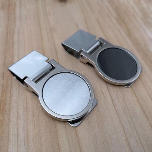 10Pcs Stainless steel DIY Groove Blank Money Clip Walle Ticket Holder Pocket Bill Cash Credit Card Case- Free Shipping