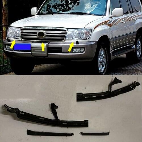 For Toyota Lexus LC100 4500 4700 2006-2007 Front Bumper Headlight Trim Under Network Primer 3pcs/set