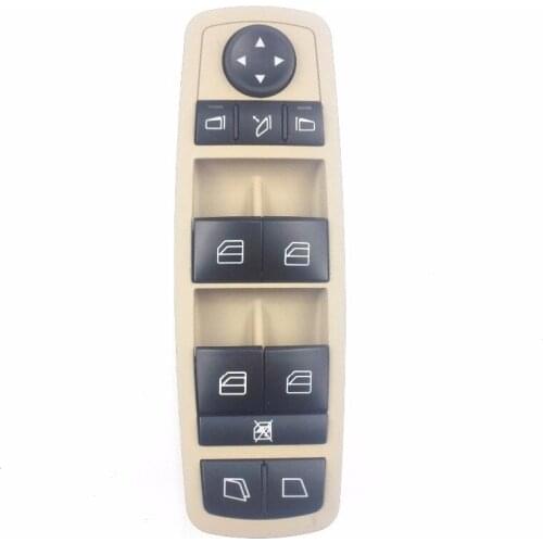 Beige Window Master Switch For ML350 W251 X164 GL450 R350 R280 A2518300390 2518300390