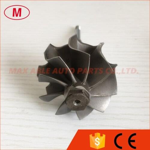 GT28 journal bearing 46.95x53mm 9 blades turbo Turbocharger turbine shaft&wheel/turbine wheel