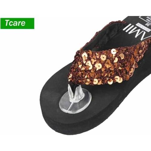 2Pair/Lot Silicone Men Women Flip-flop Gel Cushion Pads Toe Separator Protector Non-Slip For Sandal Thong Flip Flops