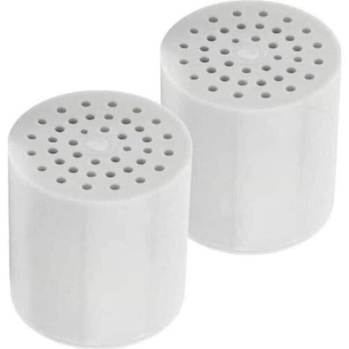 2 Pcs 15 Stage Alkaline Shower Water Filter Cartridge Replacement for Shower Water Filter Purifier Bathroom Accessories