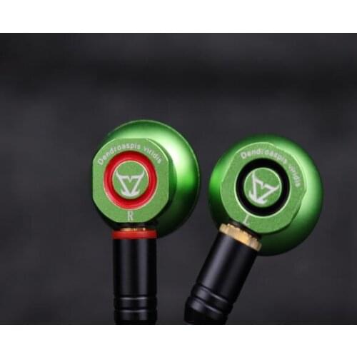 TONEKING Dendroaspis Viridis Green Mamba earphone Triple Diaphragm Physical Crossover earbuds Metal Flat Head Dynamic headset