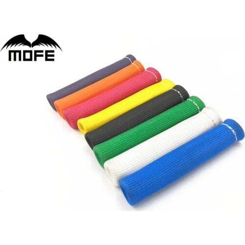 MOFE Universal Fiberglass Spark plug Heat Protector Sleeve sleeving fuel A/C oil line wiring BLACK,RED,BLUE