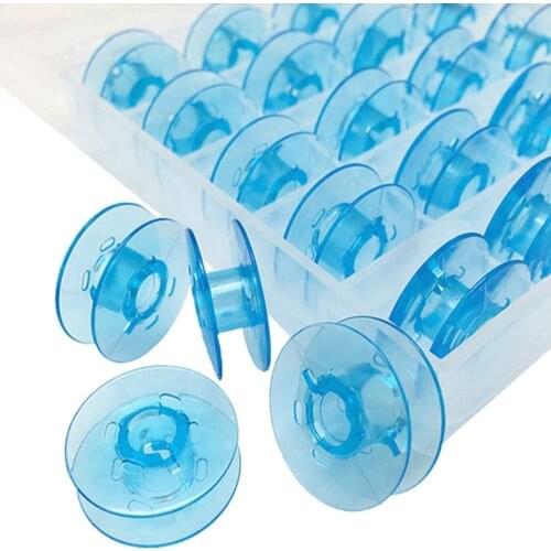 Pack of 25) 9033P Bobbin Sewing Machine Spools in Bobbin Box for Pfaff Sewing Machine 1069 6250 6270 Creative 2134 Pfaff AA7262