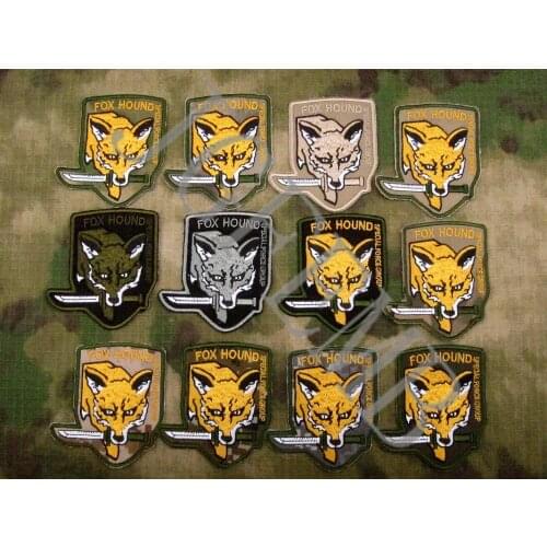 MGS FOX HOUND Special Force Group Embroidered Patch