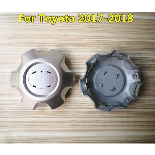 WL 4pcs ABS Chrome Alloy Wheel Center Hub Caps Tire Rim Cover For Toyota- Land Cruiser 2017 2018 Prado TX VX 2700/4000 With Logo