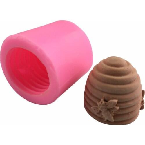 1pc NEW Diy Honeycomb Silicone Cake Mold 3d Ice Cream Baking Silicon Molds for Cake Baking Molds Decorating Tool wholesale