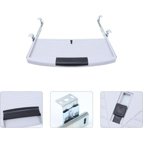 1Pc Drawer Type Keyboard Storage Box Under Table DesK Keyboard Organizer Drawer Type Keyboard Box Under The Desktop