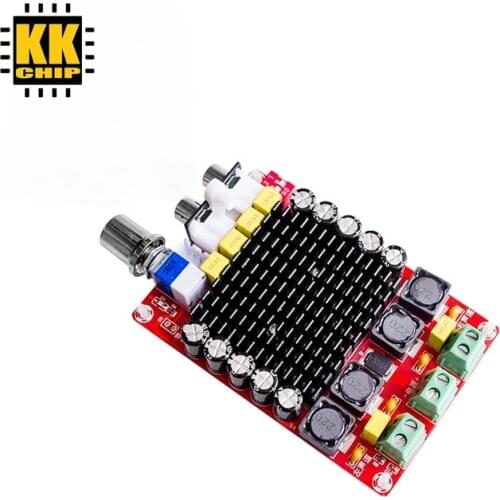 2*100W car amplifier DC power XH-M510 TDA7498 digital amplifier board 14-34V