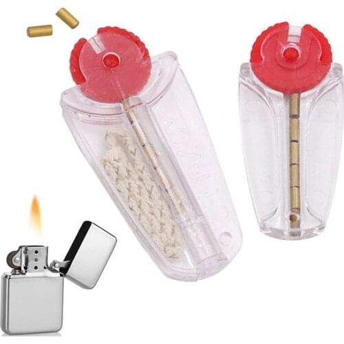 2Pc Flint Cotton Core Oil Gas Lighter Flint Cotton Wick Core For Gasoline Lighter Wick For In Commen Used Suit For Every Lighter