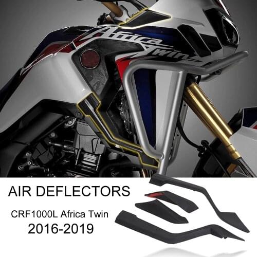2016 2017 2018 2019 CRF 1000 L NEW Black Upper Wind Deflector For Honda CRF1000L Africa Twin Motorcycle Accessories A pair