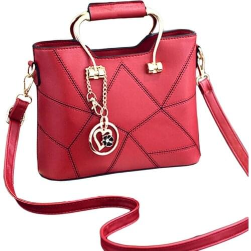 2021 New Women Shoulder Bag Fashion Leather Handbags Messenger Crossbody Bag Zipper Shoulder Bag