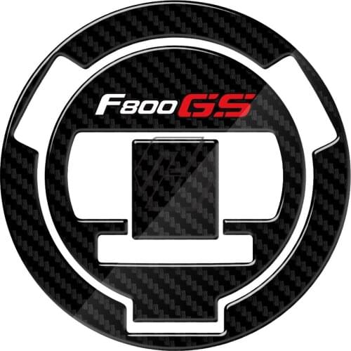 3D Carbon-look Motorcycle Fuel Gas Cap Protector Decals Case for BMW F800GS F800 GS All Year