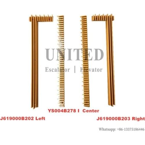 5pcs J619000B202 Escalator Step Demarcation J619000B203 RIGHT J619000B202 LEFT YS004B278 I CENTER MIDDLE