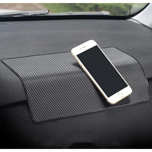 20*13cm Car Pad Non Slip Sticky Anti Slip Mat Car Dashboard Sticky Pad Adhesive Mat for Cell Phone/Electronic Devices/GPS Key