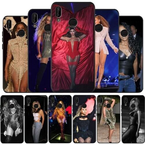 Beyonce Soft Silicone black Phone Case For Huawei P9 P10 P20 P30 P40 lite P20 P30 P40 pro Y9 Y6 P smart 2019