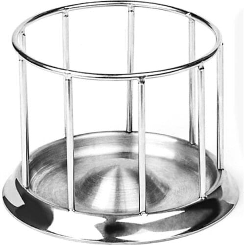 Tortoise Feeder Turtle Pet Supply Stainless Steel Semi-water Food Dispenser Bowl Feeding Tool Reptile Basin Home Water Dish