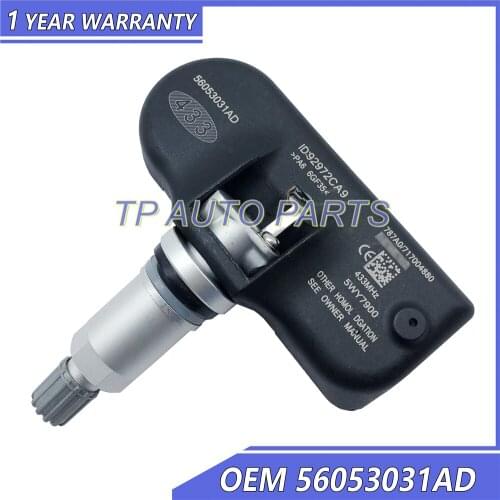 4 Pieces Tire Pressure Monitoring Sensor TPMS OEM 56053031AD Compatible With Jeep