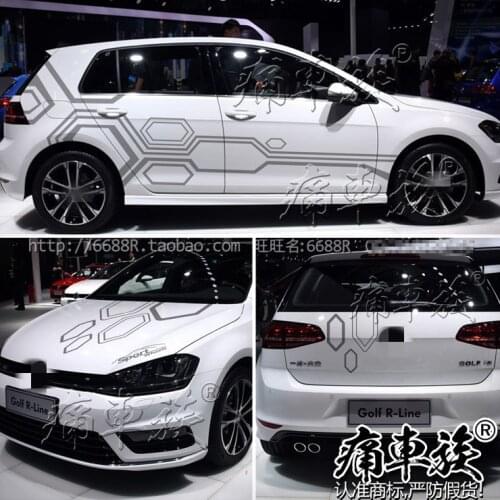 FOR Volkswagen Golf 7 Golf 6 body decoration modified personalized custom sports appearance decals