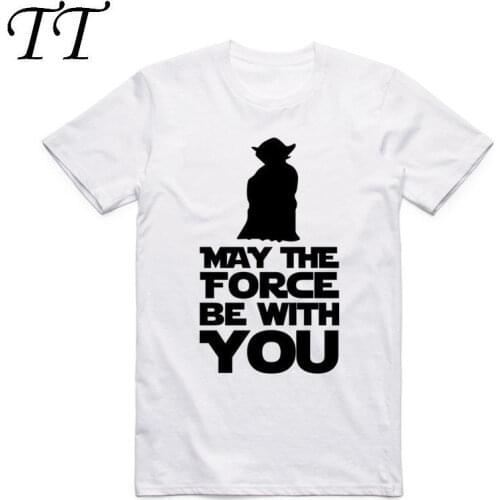 2019 Men And Women May The Force Be With You Fashion T Shirt O-Neck Short Sleeve Summer Casual Unisex movie fan T-shirt HCP969