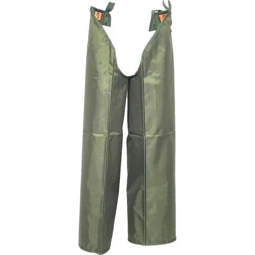 Leg warmers pockmark nylon waterproof pvc green color fishing hunting