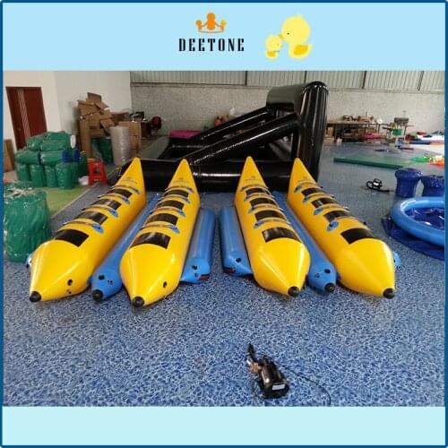 Hot sale inflatable banana float, PVC inflatable banana floating boat for sale