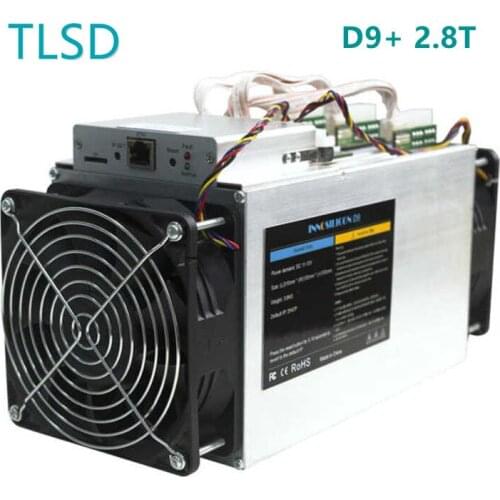 TLSD Used Innosilicon D9+ 2.8T Bitcoin Mining Machine with Power Supply