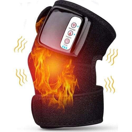 Electric Heating Knee Massager Far Infrared Joint Brace Support Vibrador Back Shoulder Massage Elbow Knee Treatment Massageador