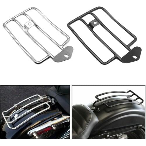 Motorcycle Rear Seat Luggage Retro Rear Tail Rack Metal Shelf for Motorbike