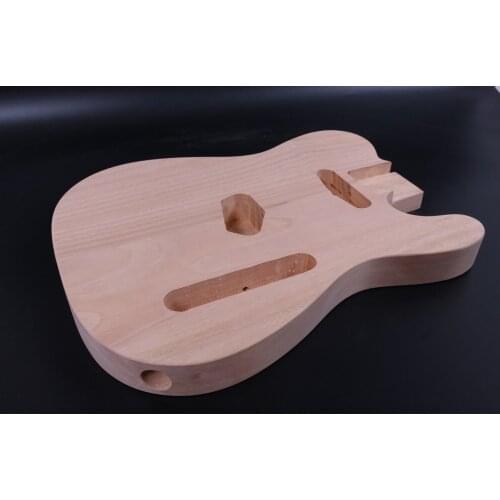 Unfinished Fit Diy Electric Guitar Body Mahogany wood Diy Electric Guitar Project Hand-made