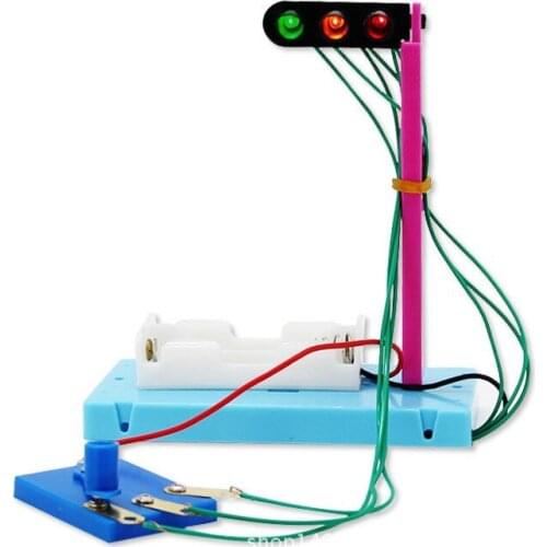 Educational toy traffic light DIY handmade Scientific experiments Discovery Toys science kits best gifts for kids child