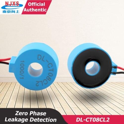 Wire Type Mirco Zero Phase Current Transformer 1A/0.5mA 1A/1mA single phase toroidal residual current transformer AC CT