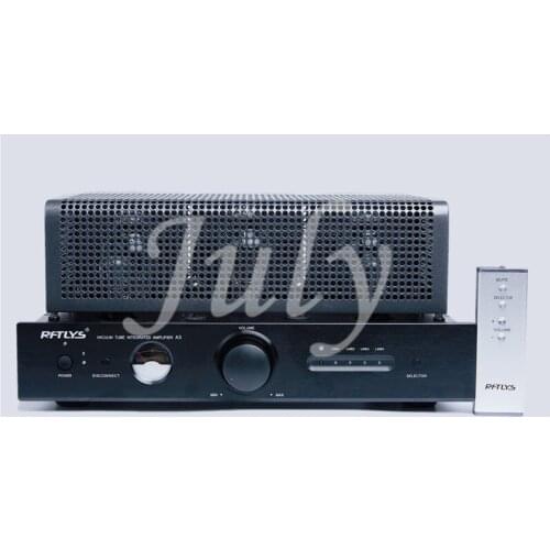 RFTLYS A3 single-ended Class 300B tube amplifier, 6SN7 amplification drive, frequency response: 10HZ ～ 32HZ, power: 8W + 8W