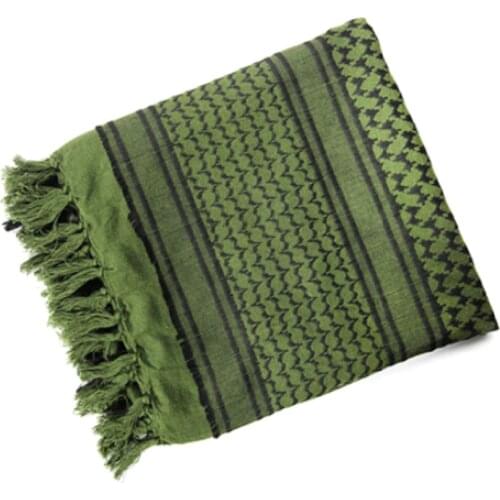 1 Pcs Thick Arab Scarves Military Tactical Shemagh Mens Hunting Shawl Neck Cover Hiking Army Desert Winter Windproof Tassel