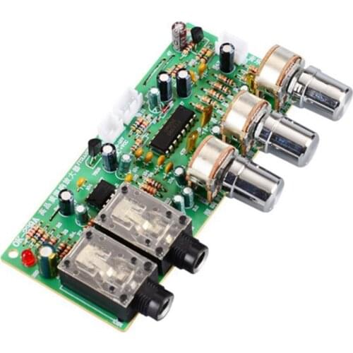 Top DC12-18V PT2399 Digital Microphone o Amplifier Board Karaoke Plate Reverb Preamplifier Tone Board