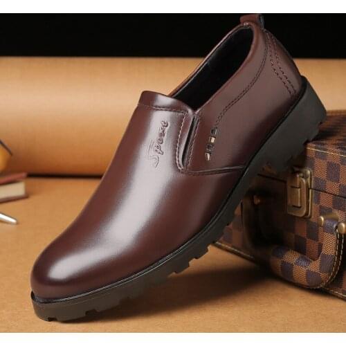 British Men Leather Shoes Daily Casual Loafers 2021 Luxury Quality Business Classic Leather Men Shoes Zapatos De Hombre
