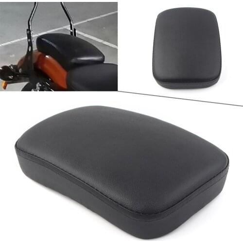 Universal Motorcycle Cushion Passenger Pillion Cover Seat Pad 8 Suction Cups For Harley Softail Dyna Sportster Chopper Bobber