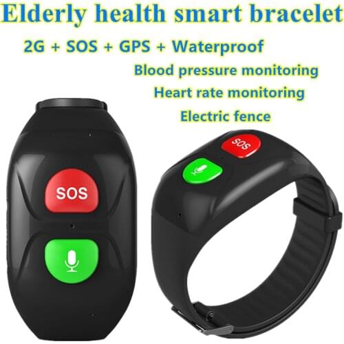Adult SOS Emergency Call Alarm clock Smart Watch Heart Rate&BP Body GPS WIFI Location Tracking Phone Watch