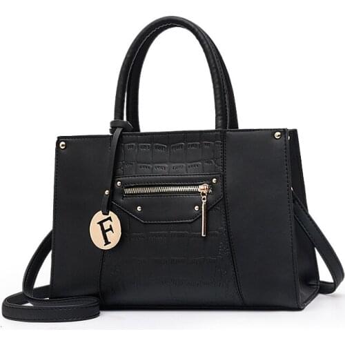 YINGPEI Women Bag Vintage Casual Tote Top-Handle Women Messenger Bags Shoulder student Handbag Purse Wallet Leather 2018 New