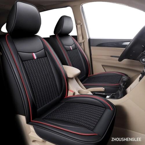 ZHOUSHENGLEE 1 PCS car seat cover For jaguar xf f pace f-pace xj xe f-type xk e-pace car protector seats
