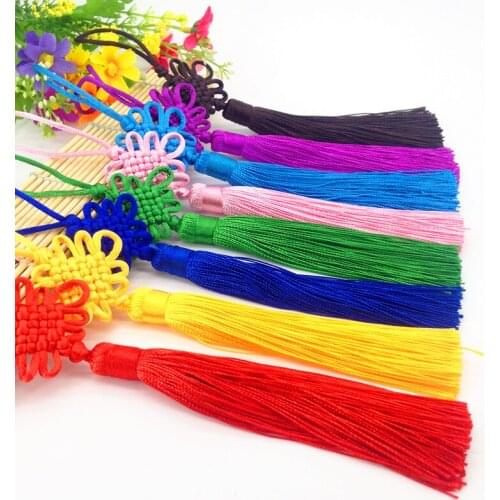 10pcs Red Chinese Lucky Knot China New Year Knots Decorations Small Traditional Unique Crafts Spring Festival Party Accessories