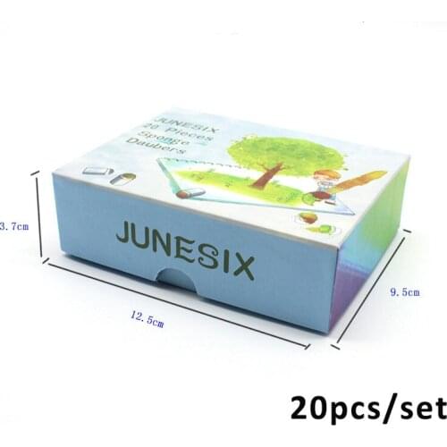 20Pack of Finger Sponge Daubers with Storage Case for Painting Art Ink Crafts Chalk Card Making