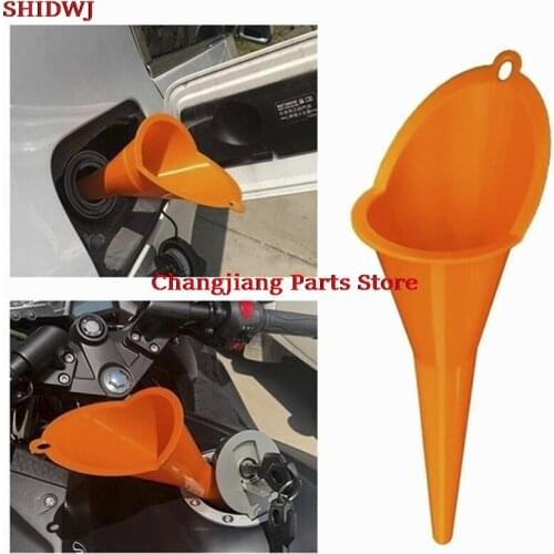 2021 Plastic Oil Car Vehicle Motorcycle Add Water Funnel engine Fuel Gas Petrol Long Mouth