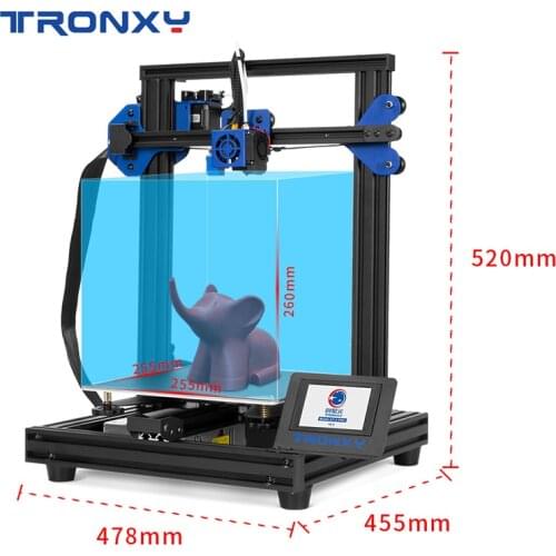 2021 Big sale Tronxy XY-2 PRO 3D Printer Kit with Touchscreen High Quality 3d Printing Ship from Russian and EU Warehouse Gift