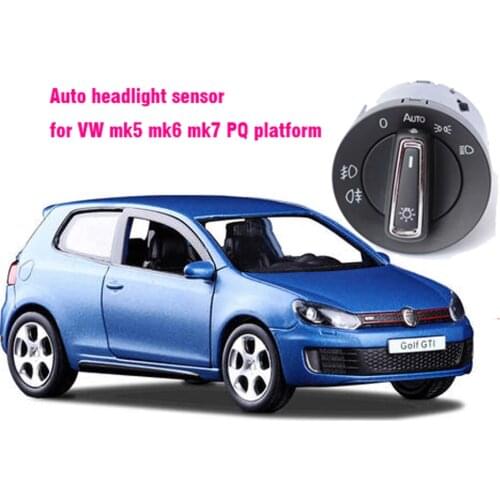 Car Headlight Switch Built-in Auto Light Sensor PQ platform For VW Golf 6 MK5 MK6 Jetta 5 MK5 Tiguan Passat B6 Touran