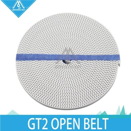 Free shipping 5M/lot 3D Printer Part Accessory GT2 6mm PU with steel core 2GT Open Timing Belt Width 6mm for RepRap Rostock