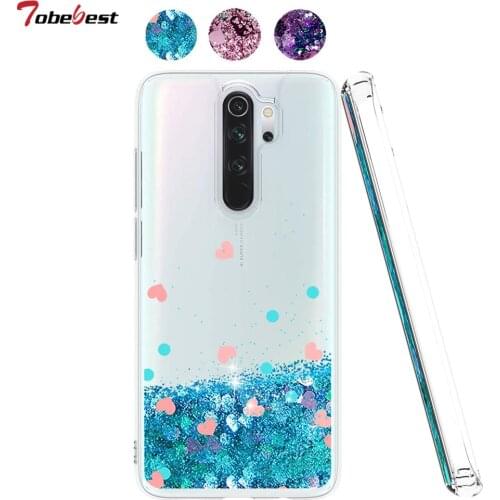 Glitter Liquid Floating Qicksand Case For Xiaomi Redmi Note 10X 9 9S 9A 9C 8 7 7A 6 6A 5 5A 4 4X Pro Plus S2 Silicone Back Cover