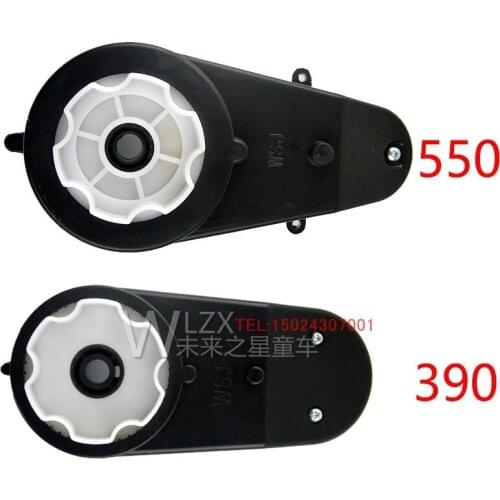 390 550 DC 6V 12V Motor with Gearbox and Gear For Childrens Electric Car/Remote Control Car/Motorcycles/ATV Bike/Go-Karts/DIY
